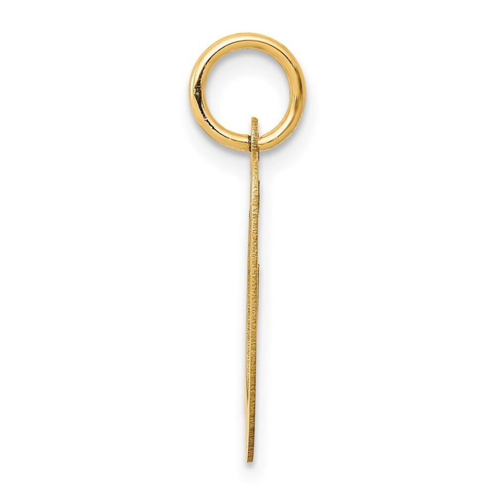 Kazi Luxury 14k Yellow Gold Medium Fancy Script L… - image 2